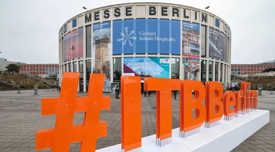Berlin uluslararası fuarcılık ve ticaret merkezi görünümü